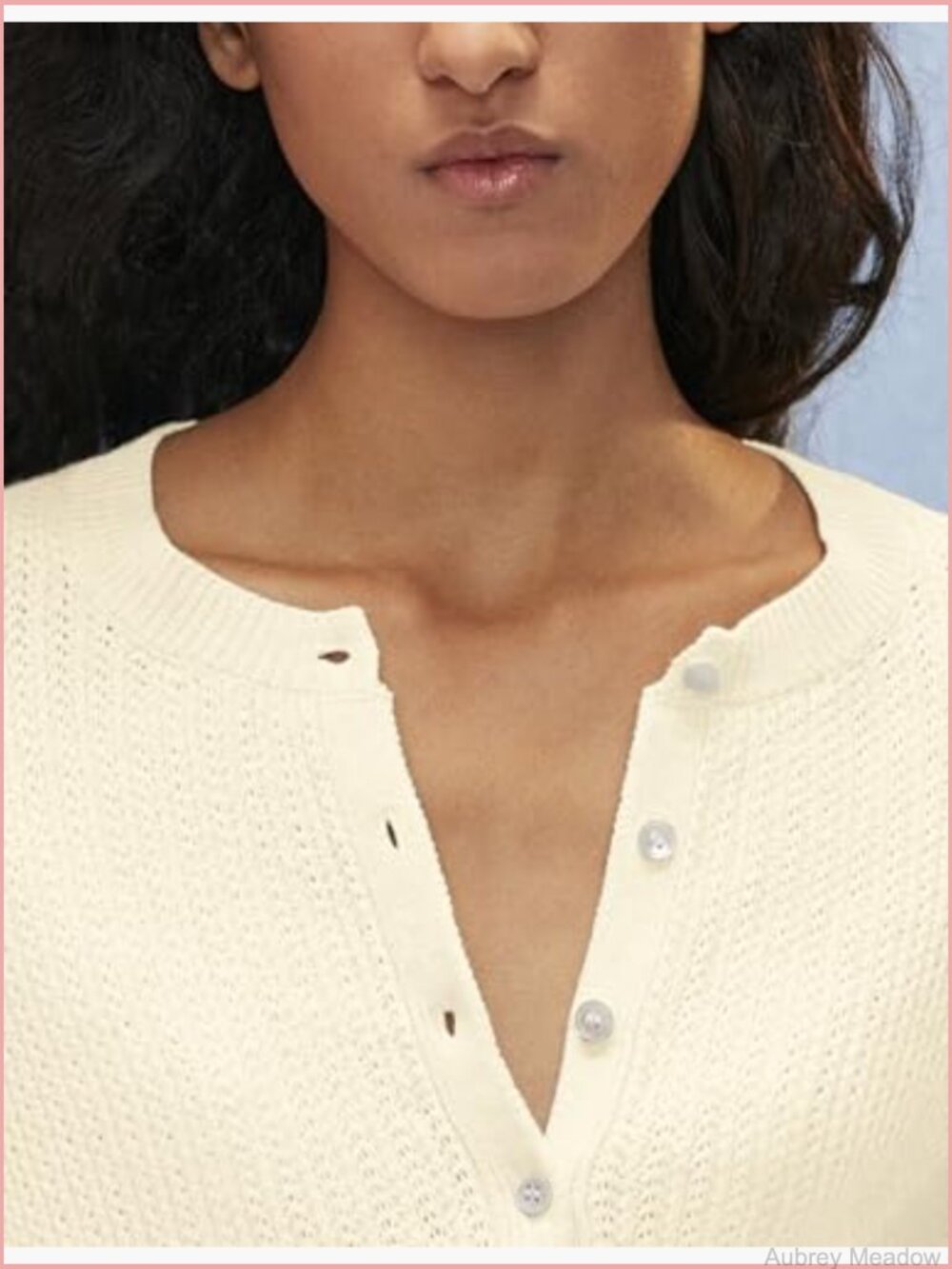 Knit Cardigan Half Sleeve Open Front Button Down Round Neck Lightweight Ribbed - Picture 4 of 7